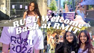 RMIT RUSU Welcome Bash 2026 | Life as a Marketing Student in Melbourne