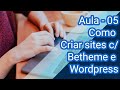 Aula 05 -  Como criar sites com Betheme e Wordpress  -  Barras laterais [Sidebar]