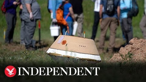 Watch again: Nasa unveils first sample collected from Bennu asteroid