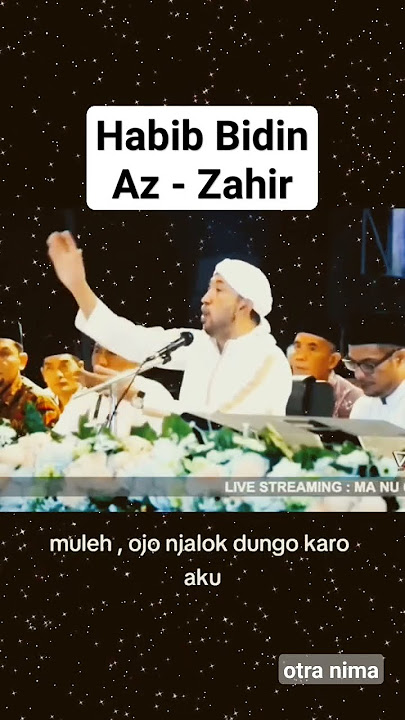 Dahsyatnya Do'a Ibu || Mengungguli Do'a 70 Wali Kutub Yang Masih Hidup || Habib Bidin || Az Zahir