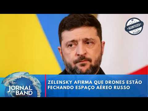Ukraine warns that Russian airspace is no longer safe | Jornal da Band | Happened This Week