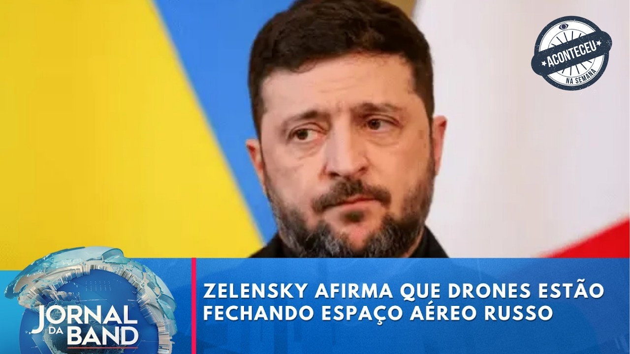 Ucrânia alerta que espaço aéreo russo não é mais seguro | Jornal da Band | Aconteceu na Semana