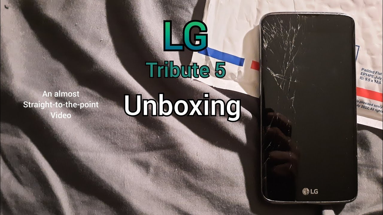 LG Tribute 5 unboxing