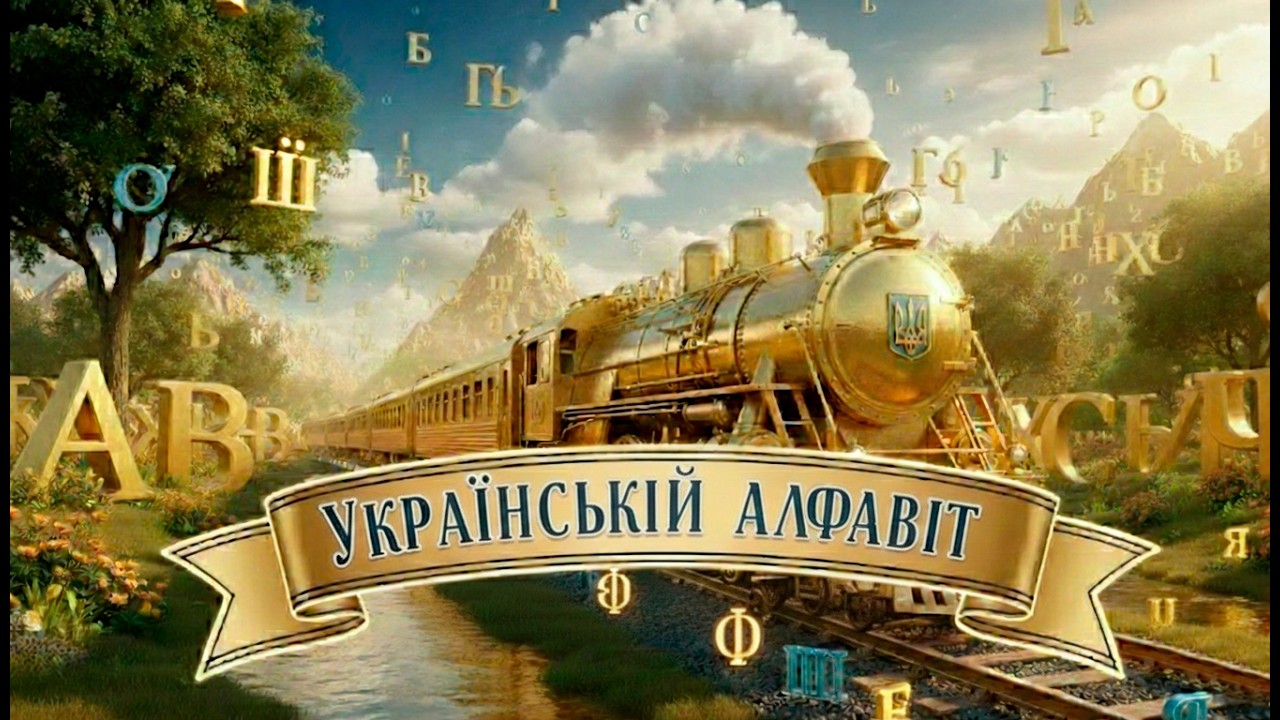 КАЗКА ПРО АЛФАВІТ 🚂🔤 | Навчаємо літери легко | Розвивальна казка українською для дітей