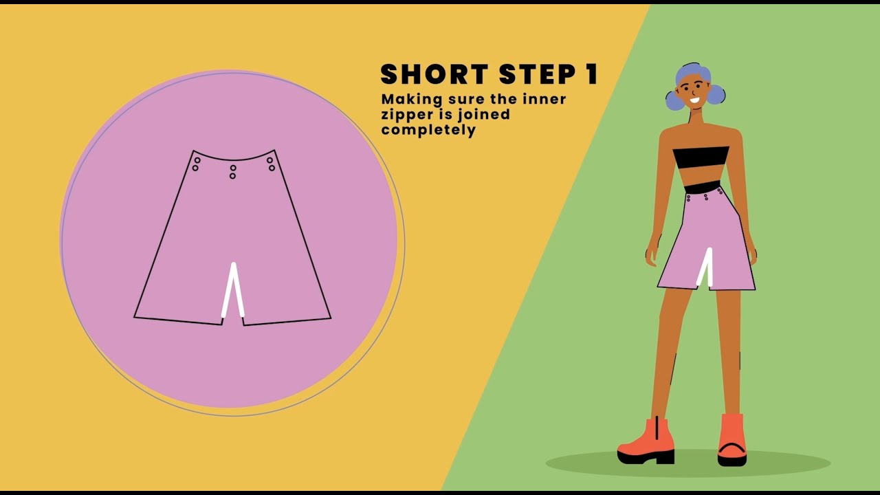 Transformative Fashion Video Animated 2D for ORA Clothing Brand