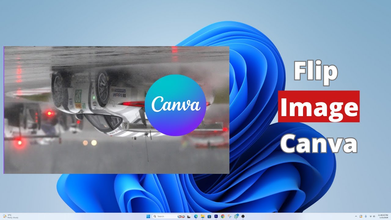 How to Flip an Image in Canva - YouTube