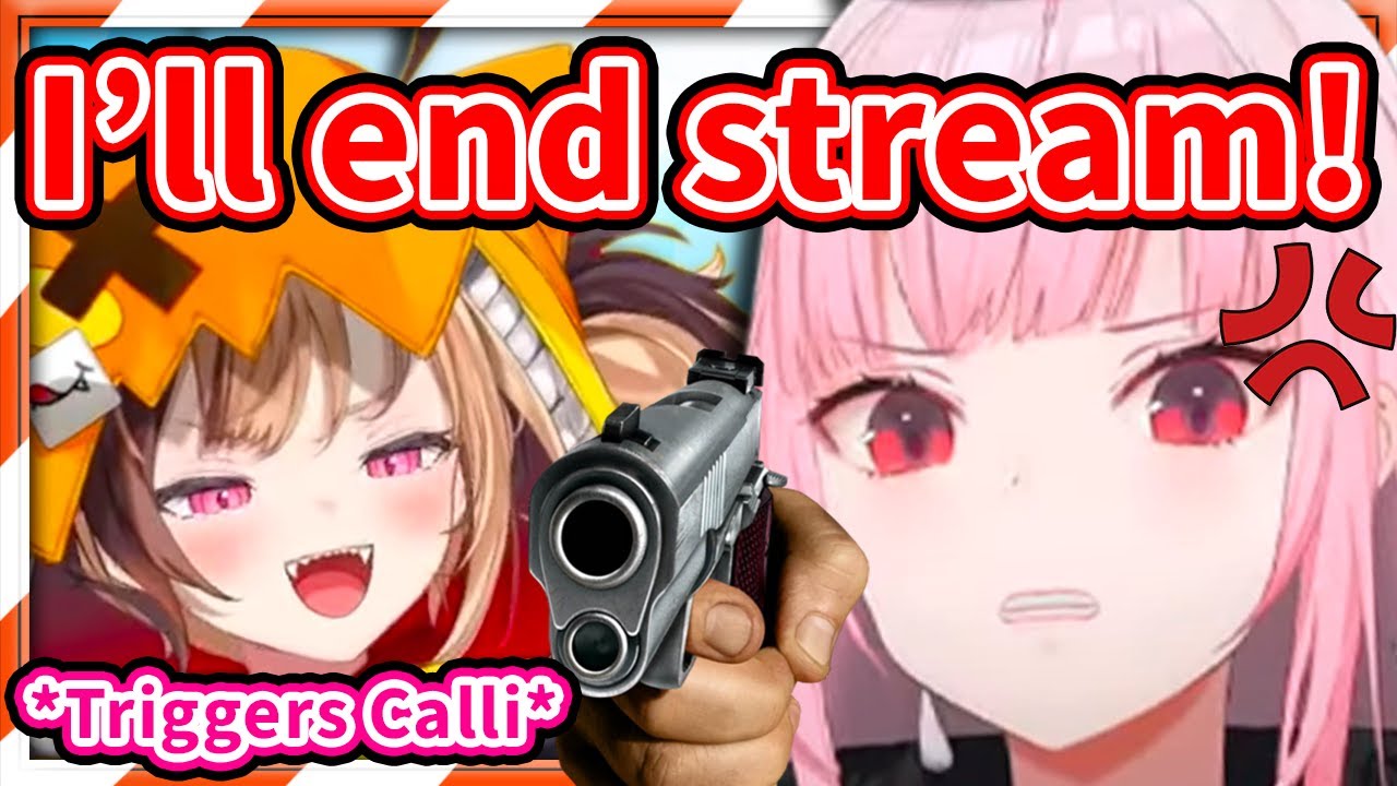 Calli Threatens to End The Stream After Gigi Said These 2 Words 【HololiveEN】