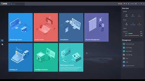 DAHUA SECURITY SOFTWARE OVERVIEW TRAINING - PART 1 (DSS TRAINING)