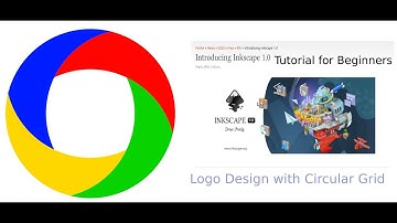 Inkscape 1.0.  Logo Design Circular Grid Inkscape Tutorial Lesson. Snapping tool. Inkscape made Easy