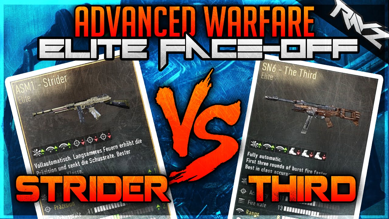 COD AW: "ASM1 Strider" vs "SN6 The Third" - Elite Face-off (Advanced Warfare Elite Gun Comparison)