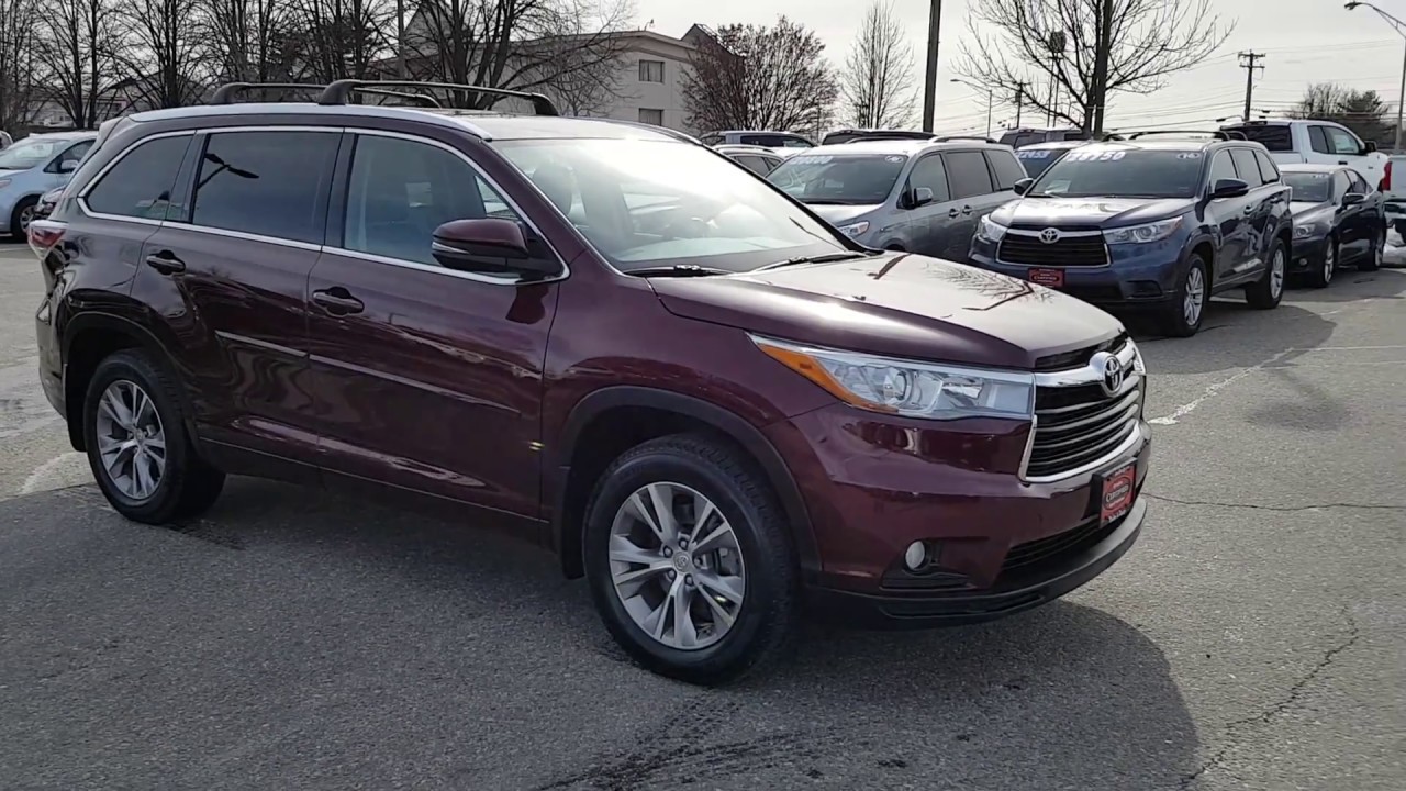2015 Toyota Highlander Berlin City Toyota, Portland ME T5012769 YouTube