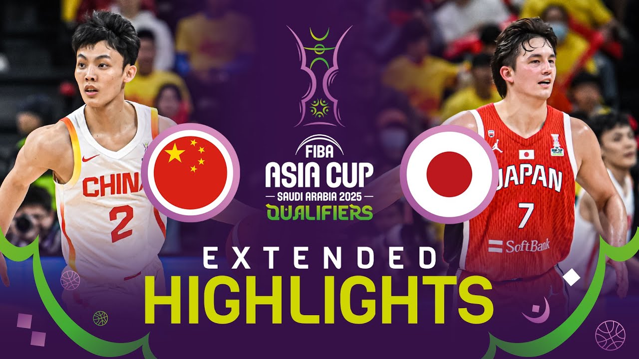 China 🇨🇳 v Japan 🇯🇵 | Extended Highlights | FIBA Asia Cup 2025 Qualifiers