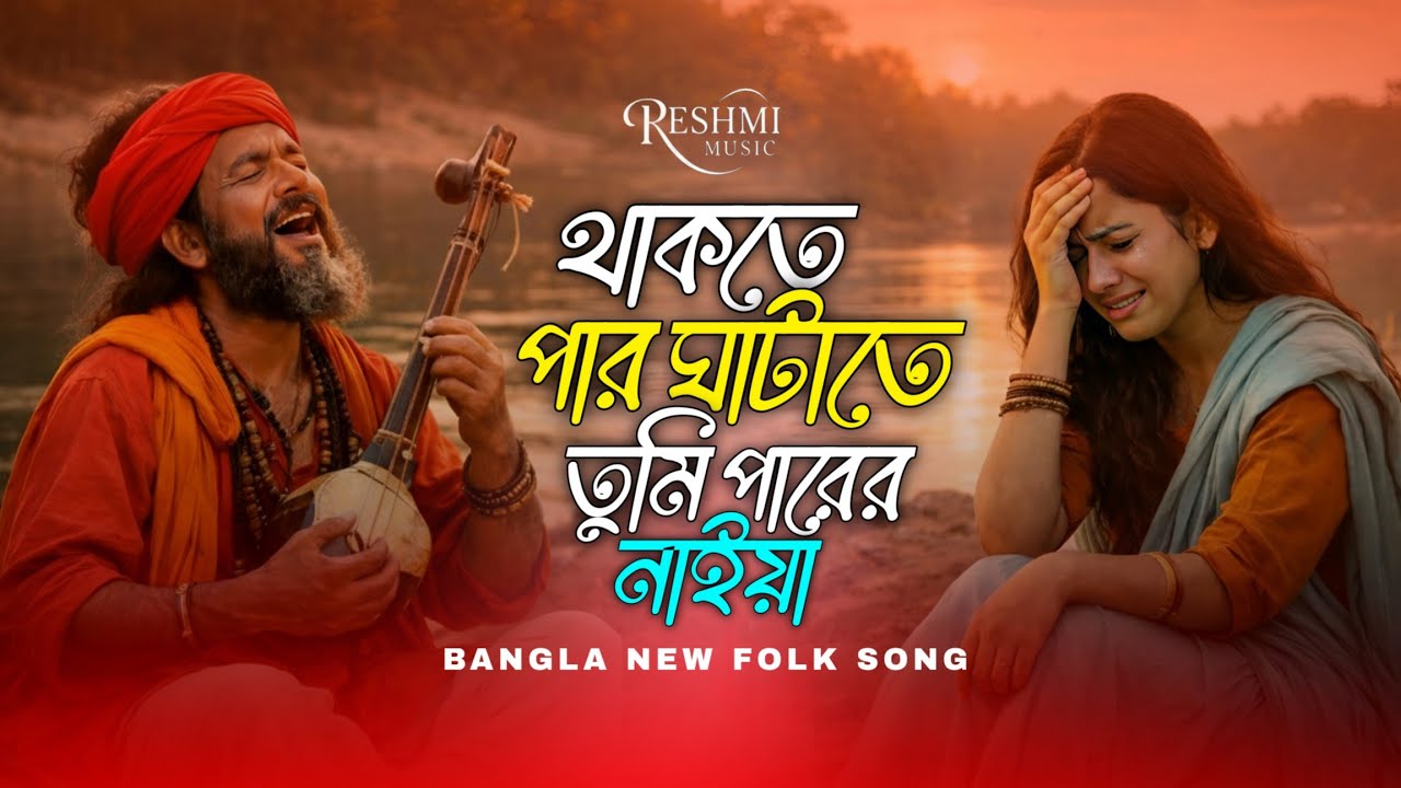 থাকতে পার ঘাটাতে তুমি পারের নাইয়া । Thakte Par Ghatate Tumi Parer Naya । Bangla New Folk Song । 