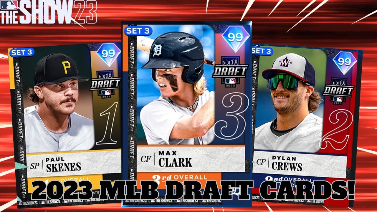 99 MAX CLARK in MLB THE SHOW 23! 2023 MLB Draft Cards are INSANE! MLB The  Show 23 