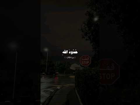 وتلك حدود الله سورة الطلاق شريف مصطفى