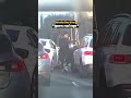 Road Rager Guy Hitting Man's Window Gets Instant Karma