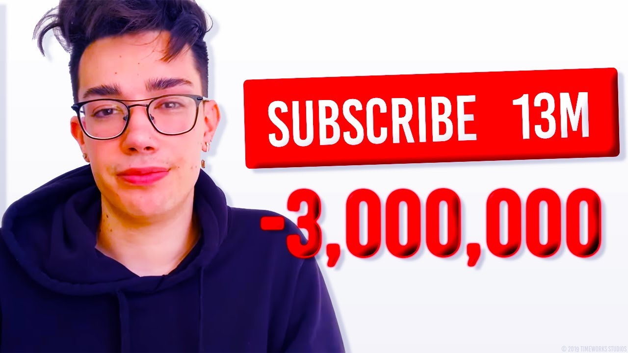 How James Charles LOST 3 MILLION SUBSCRIBERS (world record)