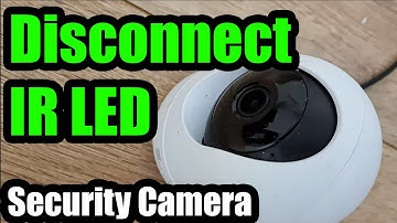 Security Camera IR LED disconnection (Night, Window, Glass, Reflection, Infrared, Light, Envio)