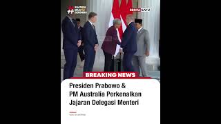 Presiden Prabowo dan PM Australia Perkenalkan Jajaran Delegasi Menteri #beritasatu