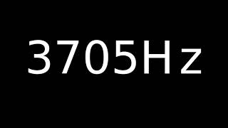 Speaker Sound Test 3705Hz