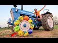 Crazy Football Tyre In Tractor | Will It Work?