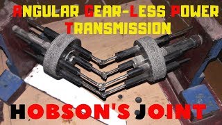 Angular Gear less Power Transmission Hobson's joint  MECHANICAL PROJECT SSDNME-01