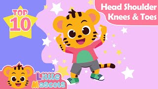 Head Shoulder Knees & Toes + Hands In The Air + More Little Mascots Nursery Rhymes & Kids Songs