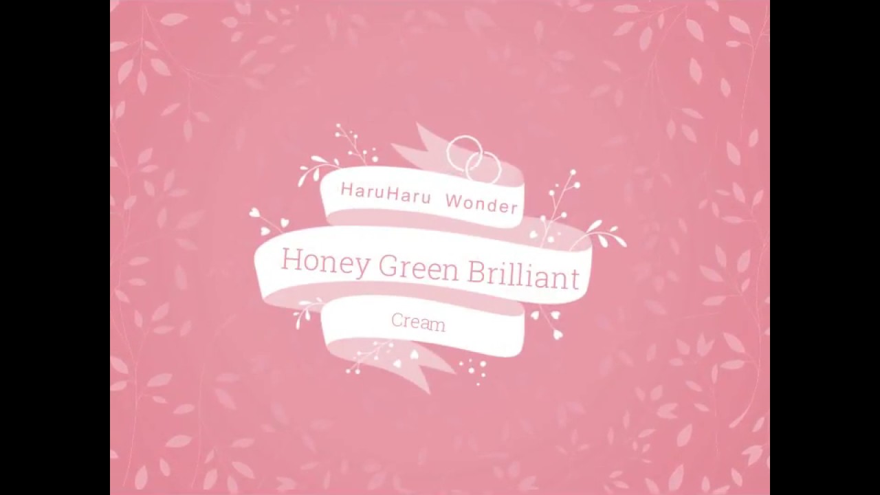 [Jolse] HaruHaru Wonder Honey Green Brilliant Cream 90g