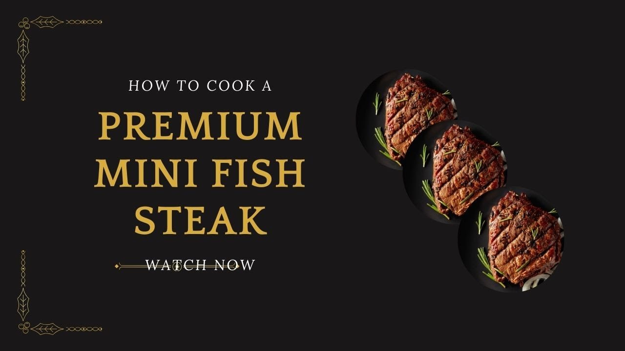 How to cook a PREMIUM mini fish STEAK by Sb Shuheda's Vlog - YouTube