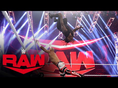 Reggie vs. Ricochet – 24/7 Championship Match: Raw, Sept. 27, 2021