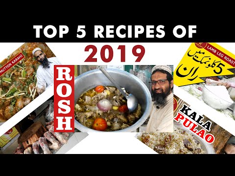 top-5-recipes-of-2019,-peshawri-karahi,-namkeen-gosht,-kala-pulao,-lamb-leg-roast,-rosh