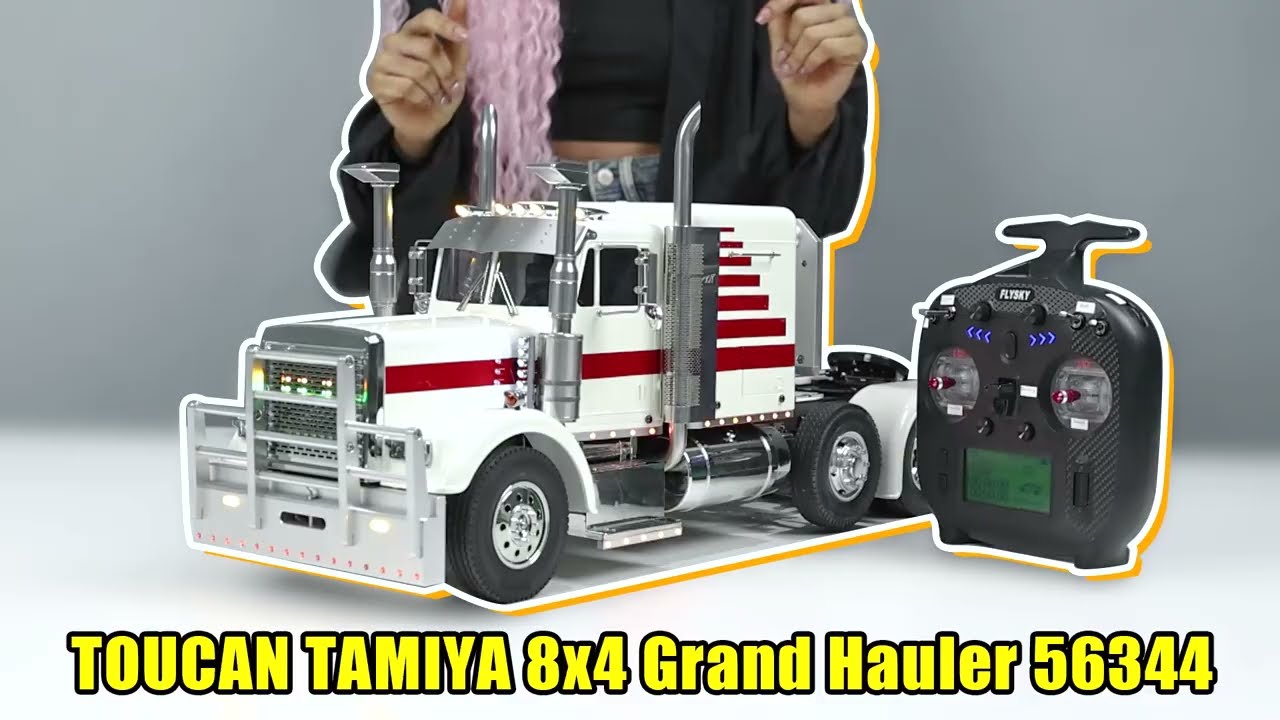 TOUCAN TAMIYA 8x4 Grand Hauler Tractor Truck with Metal Details