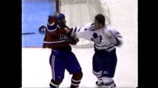 Francis Bouillon vs Gary Roberts (Newsclip 2) - Sep 17, 2001