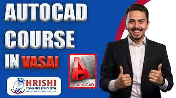 Complete Course of  Autocad Course for beginners in Vasai at Hrishi Computer Education.