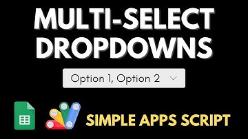 Google Sheets Hack: Select Multiple Items in Google Sheets