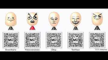 Nintendo 3DS Mii QR Codes Pack 3 - Memes and More