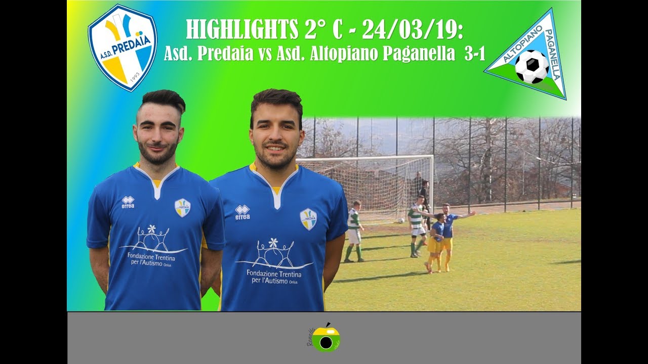 HIGHLIGHTS PARZIALI: Asd. Predaia vs Asd. Altopiano Paganella 3-1