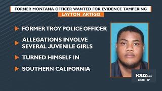 Former montana officer wanted for evidence tampering