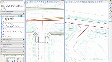 1Create Horizontal and Vertical Geometry for the Curb Returns and Secondary Road Edge of Pavement