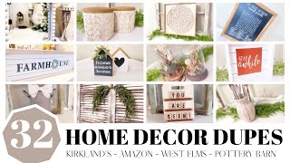 32 EVERY DAY HOME DECOR DUPES | EASY DIY KIRKLANDS DUPES | DIY AMAZON DUPES | NAME BRAND DUPES