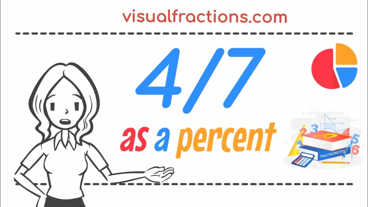 4/7 as a Percent - YouTube