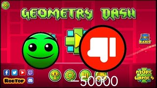 картинка: САМЫЕ ЗАДИЗЛАЙКАННЫЕ УРОВНИ КАЖДОЙ СЛОЖНОСТИ в Geometry Dash 