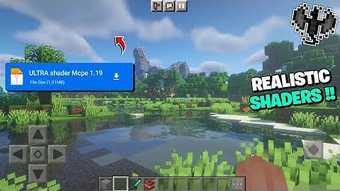Ultra Realistic Shader for Minecraft Pocket Edition - 1.19.83+ / 1.20 😘 | Render Dragon