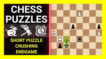 Chess Puzzles to Practice. Themes: Short puzzle, Crushing, Endgame. Learn Chess