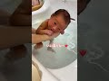 【出産入院】沐浴姿がおじいちゃんに見える新生児👶❤️#shorts