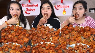 Full World's Spiciest🔥 Unlimited Momos Challenge | Momos Challenge | 100 Momos Challenge | Food Challenge Update