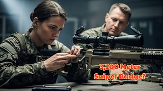 The General Passed Her Barrett  50, Then Froze When He Saw Her 3,200 Meter Sniper Badge