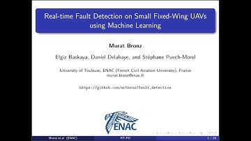 Real-Time Fault Detection on Small Fixed-Wing UAVs using Machine Learning