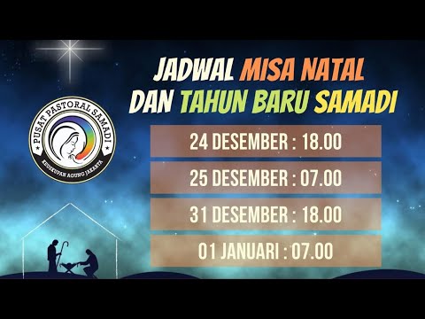 MISA MALAM NATAL || 24 Desember 2022, Pkl 18.00