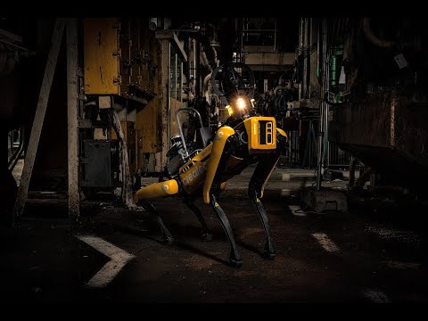 Demonstrating quadrupedal robots for nuclear applications